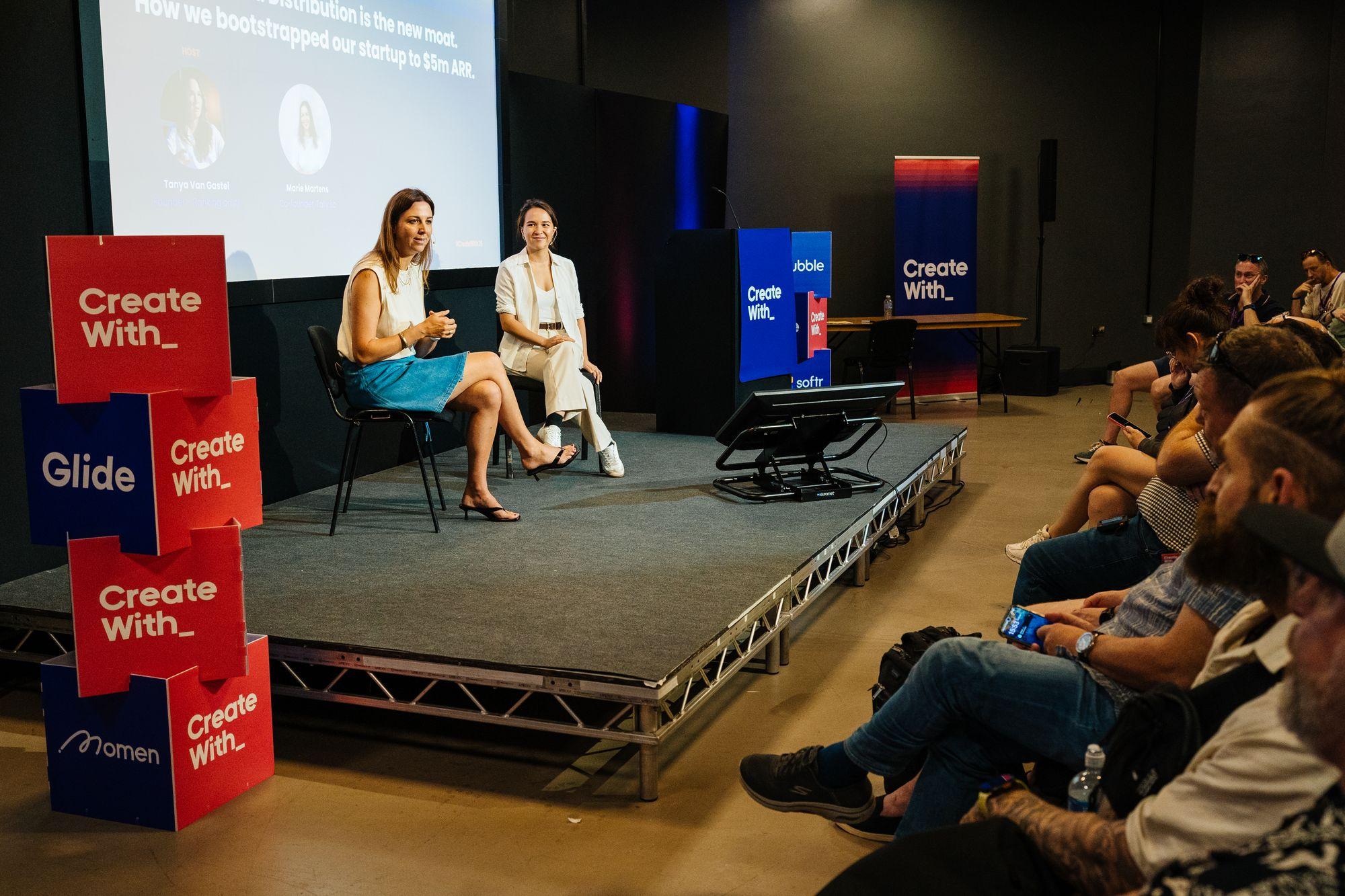 A fireside chat on the main stage